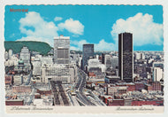 Montreal View from Bonaventure Autoroute, Montreal, Quebec, Canada Vintage Original Postcard # 5149 - Hand Written 1983