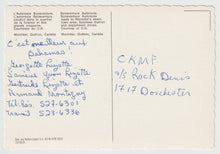 Load image into Gallery viewer, Montreal View from Bonaventure Autoroute, Montreal, Quebec, Canada Vintage Original Postcard # 5149 - Hand Written 1983
