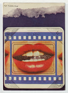 Clip-O-Matic Lips by Joe Tilson Vintage Original Postcard # 5151 - Post Marked September 29, 1983