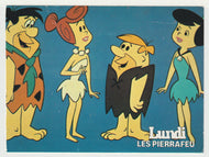 Monday - The Flintstones Vintage Original Postcard # 5159 - Post Marked October 12, 1983