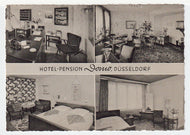 Hotel Irmo Pension, Dusseldorf, Germany Vintage Original Postcard # 5165 - New - 1950's