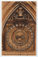 Wells Cathedral, Astronomical Clock, London, England Vintage Original Postcard # 5168 - New - 1940's