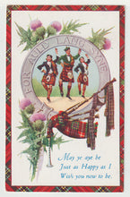 Load image into Gallery viewer, For Auld Land Syne - New Years Greetings Vintage Original Postcard # 5169 - New - 1920's
