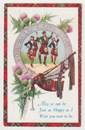 For Auld Land Syne - New Years Greetings Vintage Original Postcard # 5169 - New - 1920's