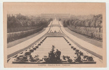 Load image into Gallery viewer, Royal Garden - Panorama - Caserta, Italy Vintage Original Postcard # 5170 - New - 1920's
