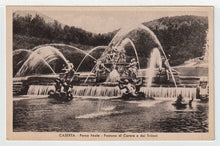 Load image into Gallery viewer, Royal Park - Fountain of Ceres and Tritons - Caserta, Italy Vintage Original Postcard # 5172 - New - 1920's
