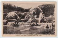 Royal Park - Fountain of Ceres and Tritons - Caserta, Italy Vintage Original Postcard # 5172 - New - 1920's