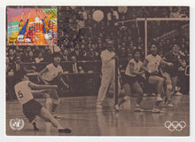Load image into Gallery viewer, Sports and the Environment - United Nations - Volleyball 1964 Tokyo Olympics Vintage Original Postcard # 5174 - New - 1996
