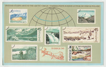 Load image into Gallery viewer, Arctic Circle Postage Collection, Sweden - Vintage Original Postcard # 5176 - New - 1975
