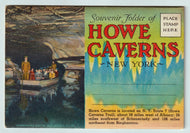 Howe Caverns, New York, USA - Vintage Original Souvenir Folder # 5178 - New - 1960's