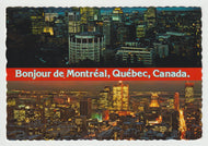 Hello from Montreal, Quebec, Canada - Vintage Original Postcard # 5182 - Post Marked January 31, 1985