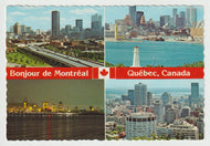 Hello from Montreal, Quebec, Canada - Vintage Original Postcard # 5183 - Post Marked February 10, 1985