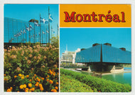 Floralies Park at Man and His World, Montreal, Quebec, Canada Vintage Original Postcard # 5187 - Post Marked January 21, 1985