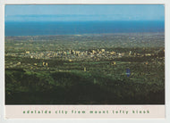 Adelaide City from Mount Lofty Kiosk, Australia Vintage Original Postcard # 5191 - Post Marked Early 2000's