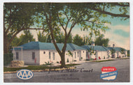 John's Motor Court, Kearney, Nebraska, USA Original Postcard # 5206 - Post Marked August 21, 1951