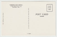Load image into Gallery viewer, Cambridge State Hospital, Cambridge, Ohio, USA Vintage Original Postcard # 5213 - New - 1970's
