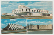 Tracy Town Hall, Tracy, Quebec, Canada Vintage Original Postcard # 5250 - Post Marked January 17, 1985