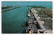 Dodge Island Seaport, Miami, Florida, USA Vintage Original Postcard # 5266 - Post Marked October 5, 1983