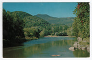 Camels Hump and the Winooski River, Waterbury, Vermont, USA Vintage Original Postcard # 5269 - Post Marked October 7, 1983