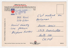 Load image into Gallery viewer, Lobster "They Feed You Well", Prince Edward Island, Canada Vintage Original Postcard # 5276 - Hand Written 1980's
