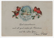 Load image into Gallery viewer, Good Wishes for Christmas and the New Year Vintage Original Postcard # 5302 - New - 1940's
