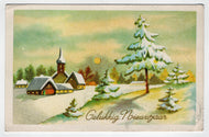 Happy New Year - Gelukkig Nieuwjaar Vintage Original Postcard # 5304 - Post Marked December 11, 1960