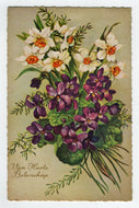 Get Well Soon - Von Harte Beterschap Vintage Original Postcard # 5319 - Post Marked July 7, 1960's