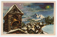 Happy New Year - Gelukkig Nieuwjaar Vintage Original Postcard # 5323 - Post Marked 1960's