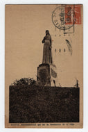 Sainte Ménehould Statue, France Vintage Original Postcard # 5339 - Post Marked October 18, 1935