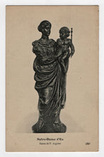 Load image into Gallery viewer, Notre-Dame d'Eu Statue by F. Anguier, France Vintage Original Postcard # 5340 - New - 1930's
