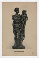 Notre-Dame d'Eu Statue by F. Anguier, France Vintage Original Postcard # 5340 - New - 1930's