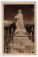 St. Theresa of the Child Jesus Statue, Italy Vintage Original Postcard # 5341 - New - 1930's