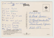 Load image into Gallery viewer, Montreal, Quebec, Canada - City View at Sunset Vintage Original Postcard # 5348 - Hand Written 1980's
