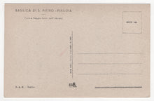 Load image into Gallery viewer, St. Peter's Basilica, Perugia, Italy Vintage Original Postcard # 5353 - New - 1940's
