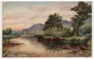 The Thames River by William Marlow, London, England - Art - Painting - Vintage Original Postcard # 5357 - New - 1930's