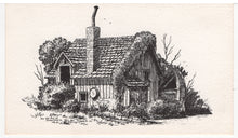 Load image into Gallery viewer, Cottage - Sketch (Unknown) Vintage Original Postcard # 5359 - New, 1960's
