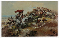 The Raiders by J. K. Ralston - Art - Painting Vintage Original Postcard # 5377 - New - Printed in 1974
