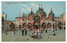 Load image into Gallery viewer, St Mark's Basilica, Venice, Italy Vintage Original Postcard # 7358 - New - 1940's
