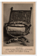 Victoria and Albert Museum - 'Arm Chair' - London, England Vintage Original Postcard # 5381 - New - 1940's