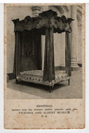 Victoria and Albert Museum - 'Bedstead' - London, England Vintage Original Postcard # 5385 - New - 1940's