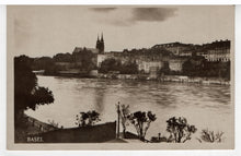 Load image into Gallery viewer, Rhine River, Basel, Switzerland Vintage Original Postcard # 5388 - New - 1950's
