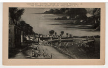 Load image into Gallery viewer, Oakum Bay, Castine, Maine by Thomas Fransioli Jr, Vurrier - Gallery of Art, Manchester, New Hampshire, USA Vintage Original Postcard # 5391 - Date Stamped February 7, 1949

