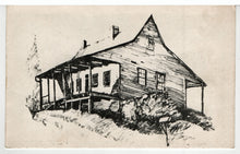 Load image into Gallery viewer, Amoureux House, Ste. Genevieve, Missouri, USA - Sketch - Vintage Original Postcard # 5399 - New - 1960's
