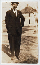 Load image into Gallery viewer, Portrait of a Man (Homer R. Russell) Vintage Original Postcard # 5403 - Hand Written 1912

