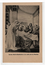 Load image into Gallery viewer, Saint Mary Magdalene on the Eve of the Passion - Art - Painting - Vintage Original Postcard # 5408 - New - 1950's
