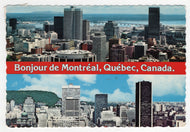 Hello from Montreal, Quebec, Canada - Vintage Original Postcard # 5414 - Post Marked January 1, 1985