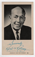 Karl Rolvaag (31st Governor) Minnesota, USA Vintage Original Postcard # 5420 - New - 1960's