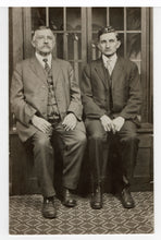 Load image into Gallery viewer, Two Men Portrait (Unknown) Vintage Original Postcard # 5429 - New, Early 1900's
