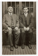 Two Men Portrait (Unknown) Vintage Original Postcard # 5429 - New, Early 1900's
