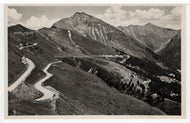 The Road on the Jaufenpass, Italy Vintage Original Postcard # 5435 - New - 1940's